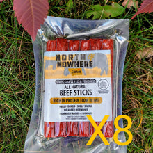 Load image into Gallery viewer, 100% Grassfed Beef Sticks, 8-package bundle