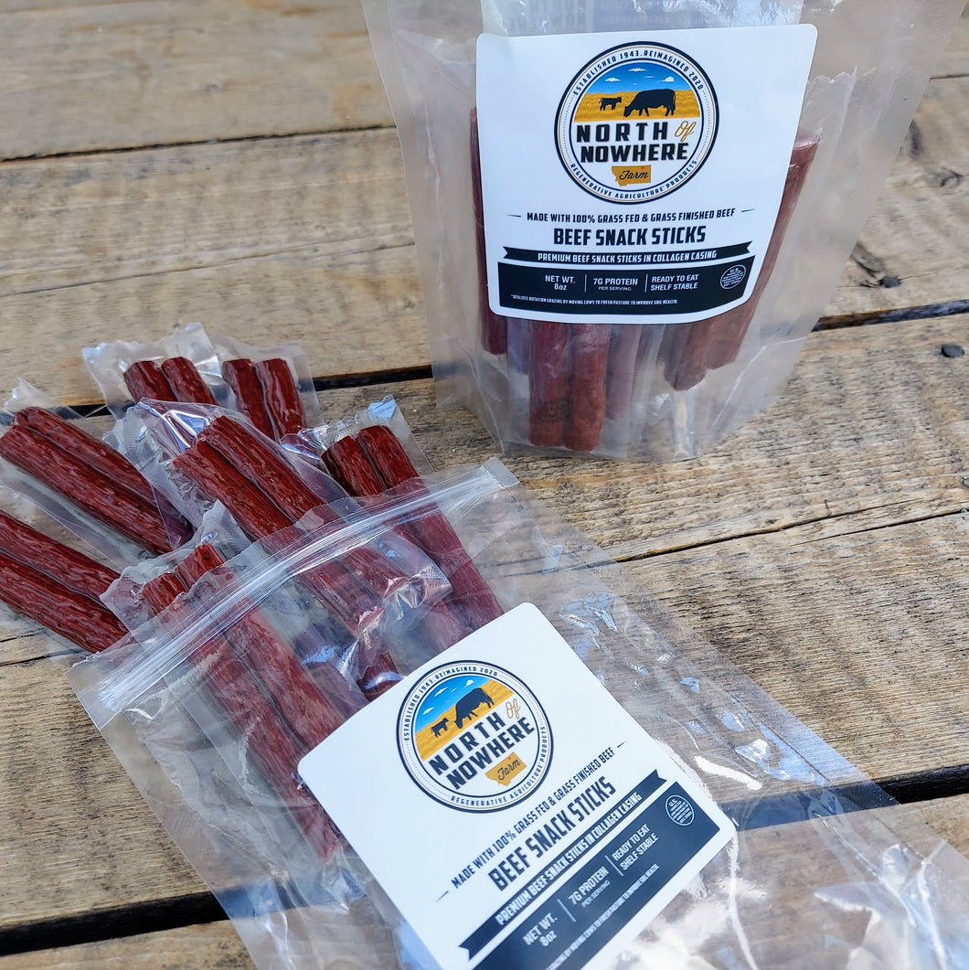 100% Grassfed Beef Stick Minis - Individually Wrapped (pick-up)