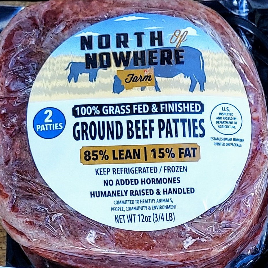 2-Pack Grassfed Ground Beef Patties (pick-up only)