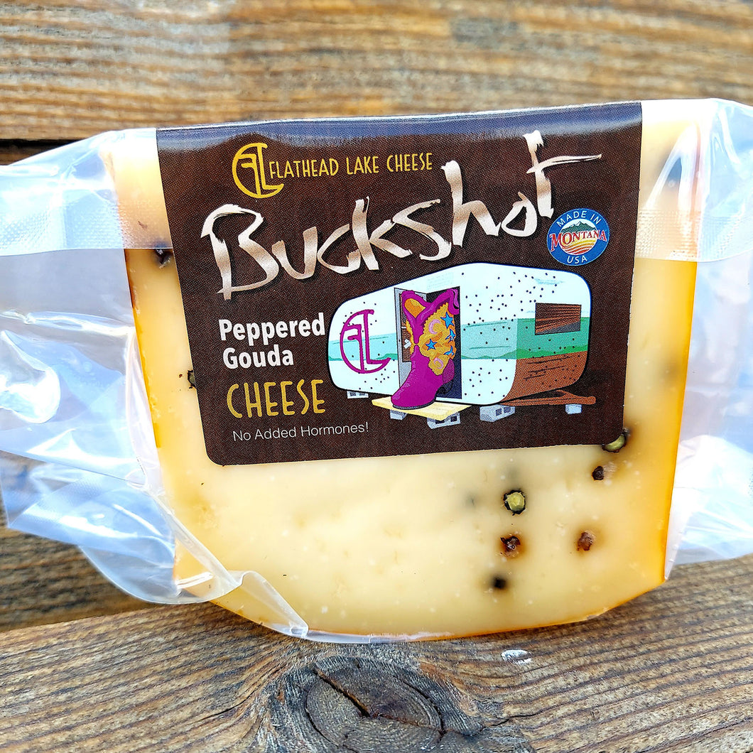 Flathead Lake Cheese Buckshot Peppered Gouda (pick-up only)