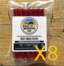 Load image into Gallery viewer, 100% Grassfed Beef Sticks, 8-package bundle
